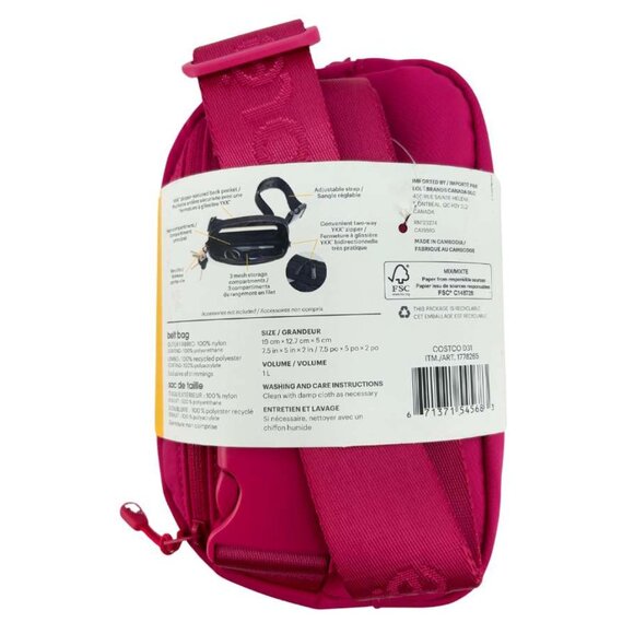 Lolë | Unisex Belt Bag | Pink | One Size - Picture 2 of 2